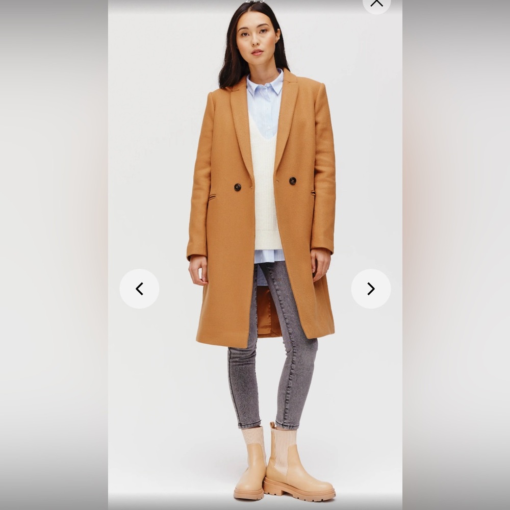 Camel coat by French brand Promod